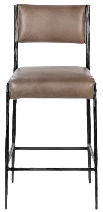 Classic Home Kayne Black/Sand Counter Stool-2