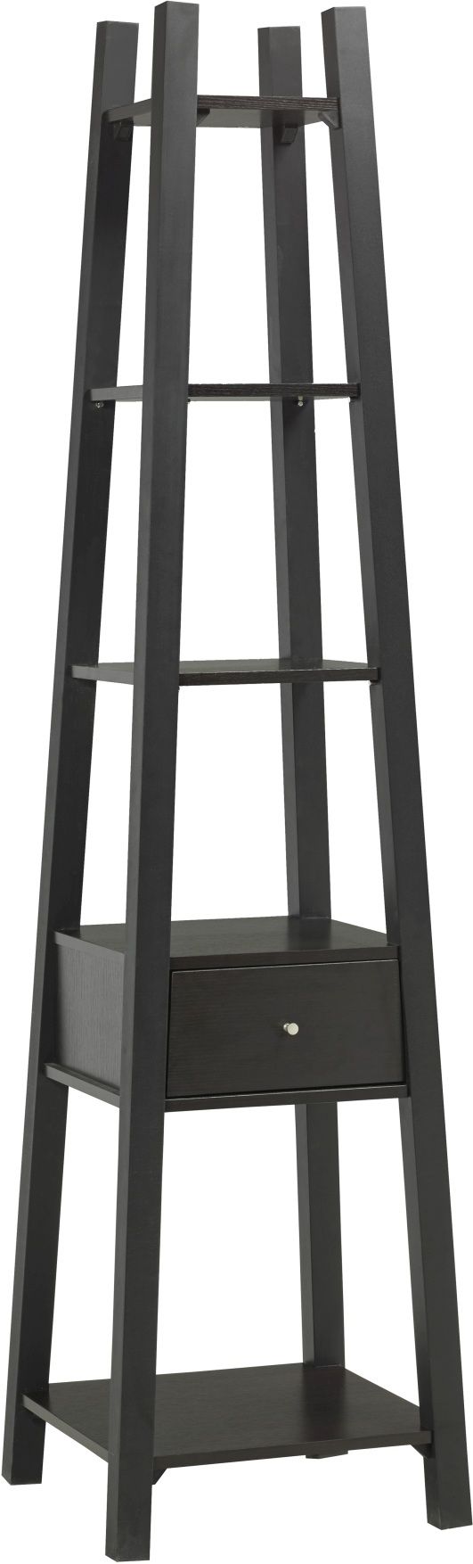 Brassex Inc. Dark Cherry Display Shelf-0
