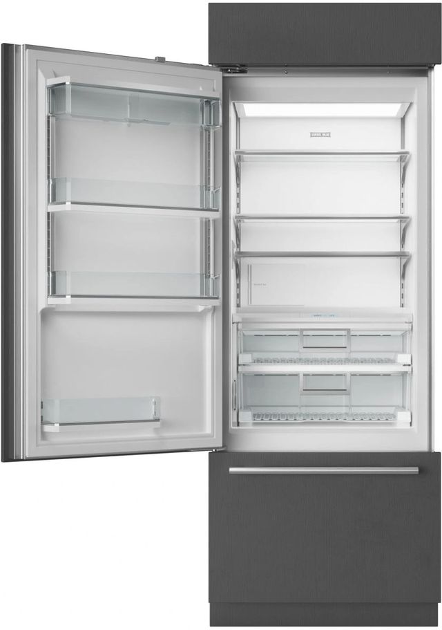 Sub-Zero® Classic Series 30" 17 Cu. Ft. Stainless Steel Left Hinge Built-In Bottom Freezer Refrigerator with Internal Dispenser-1