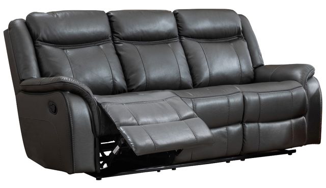 Mazin Furniture Paxton Grey Reclining Sofa-1