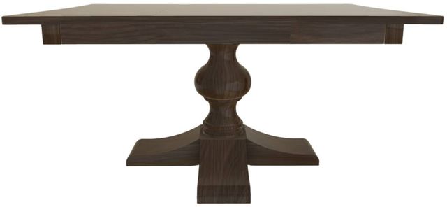 Mavin Customizable Concave Extendable Dining Table with 18" Leaf-1