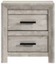 Elements International Ellen White Nightstand-1