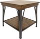 Intercon District Cool Copper End Table with Black Base-0