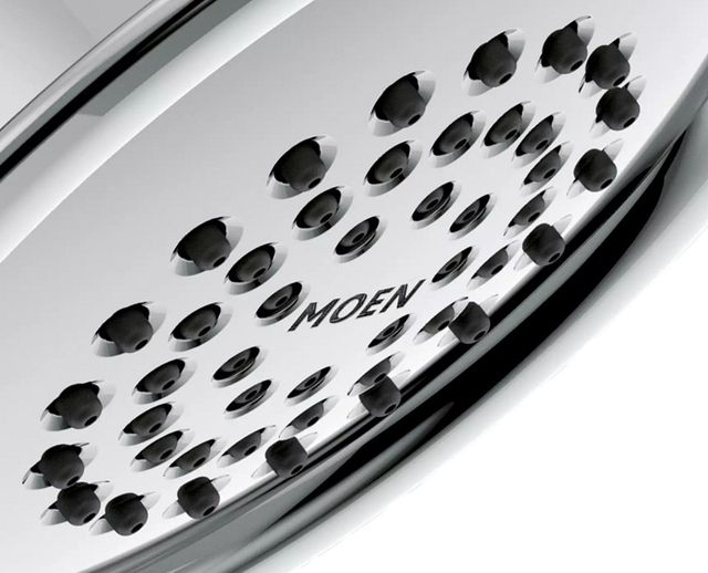 Moen® Chrome One-Function 4" Diameter Standard Spray Head-1