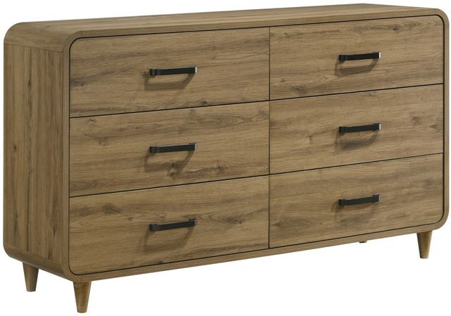 Crown Mark Nyomi Light Brown Dresser | Carthage Furniture | Carthage, TX