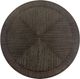Crown Mark Jeffries Dark Brown Round Dining Table with Lazy Susan-4