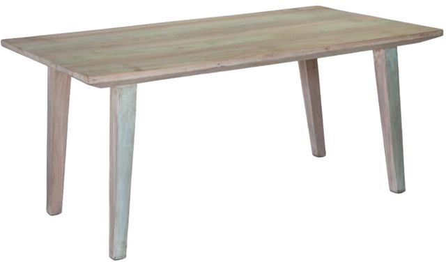 Home Trends & Design Ibiza Vintage Teal Dining Table-0
