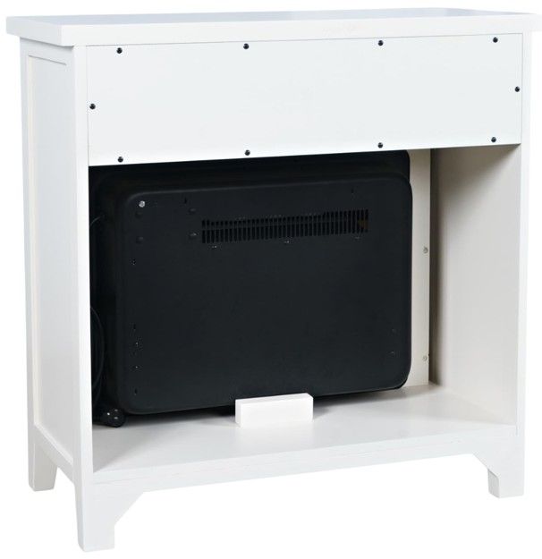 Jofran Inc. Urban Icon White 32" Fireplace Media Console-4