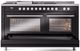 Ilve® Professional Plus II 60" Glossy Black Pro Style Dual Fuel Range-4