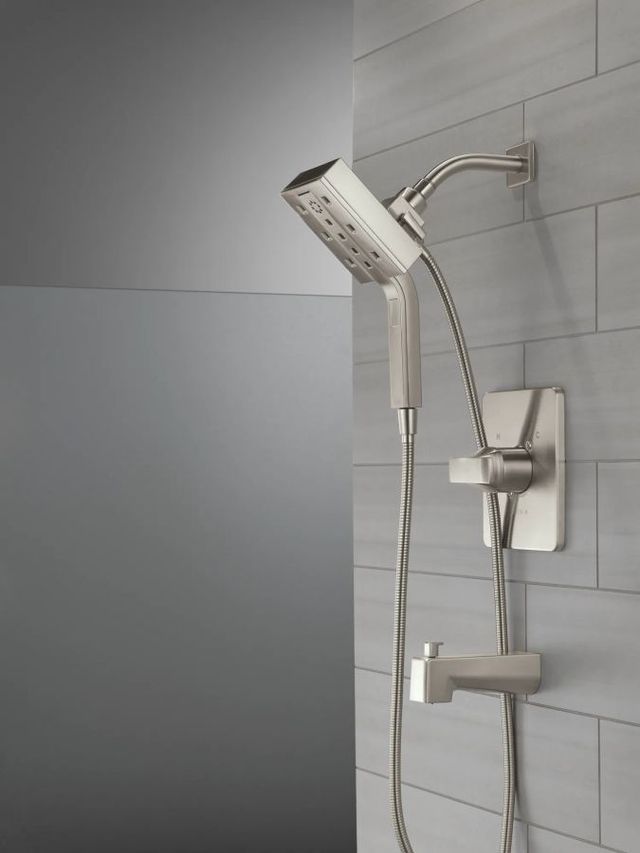 Delta Velum™ Monitor® 14 Series Stainless Tub and Shower Trim - Less Head-2