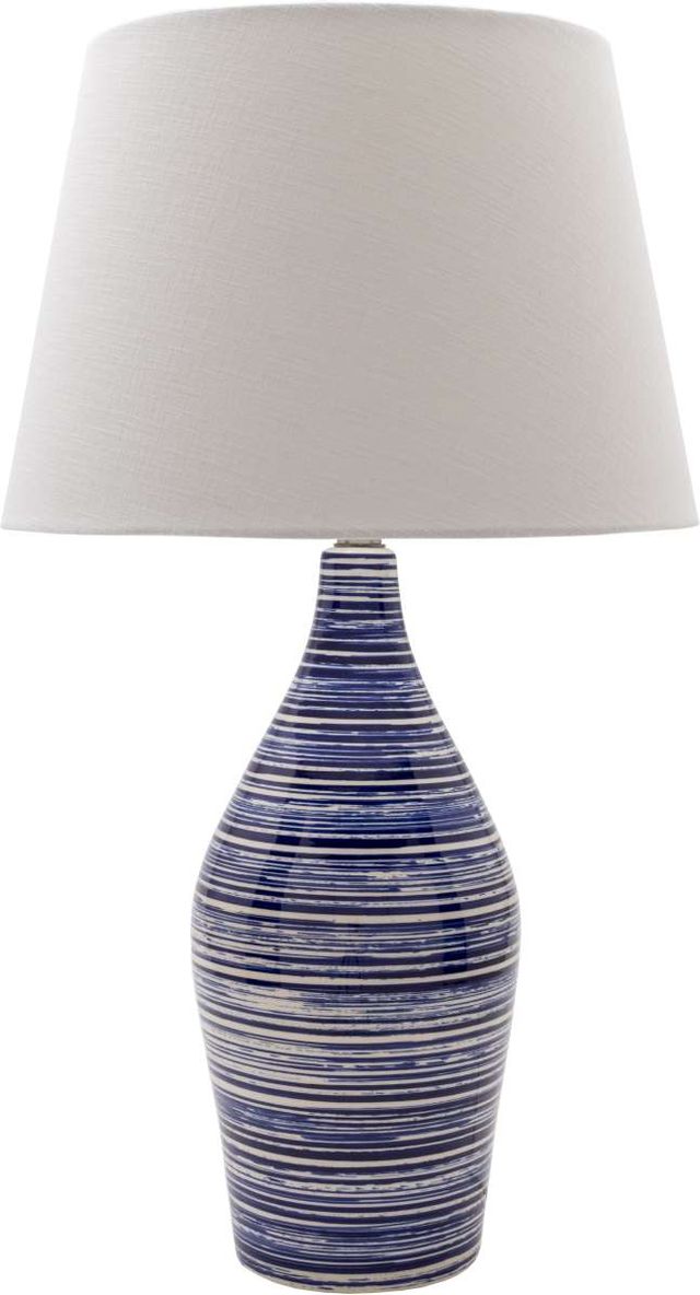Surya Eva Blue/White Lamp-0