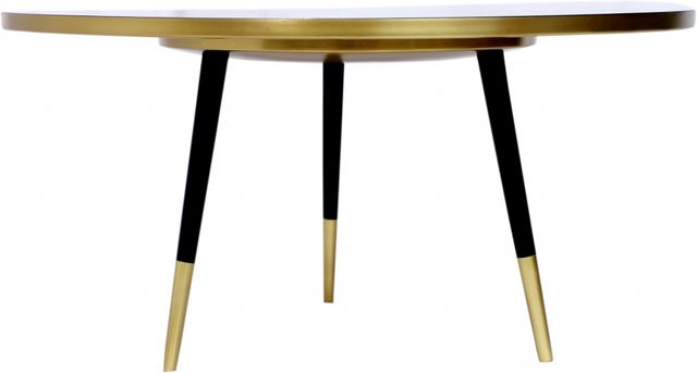Meridian Furniture Reflection Gold/Black Coffee Table-1