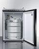 Summit® 5.6 Cu. Ft. Black Beer Cooler/Kegerator-2