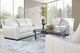 USA Premium Leather Furniture 6350 Pebble Bone Sofa-1