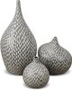 Le Present Dame Dash Grey 5.9" Vase-1