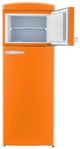 Unique® Appliances Classic Retro 22'' 7.5 Cu. Ft. Creamsicle Orange Top Freezer Refrigerator-1