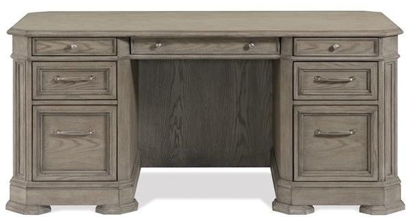 Riverside Furniture Wimberley Pavestone Executive Desk-1