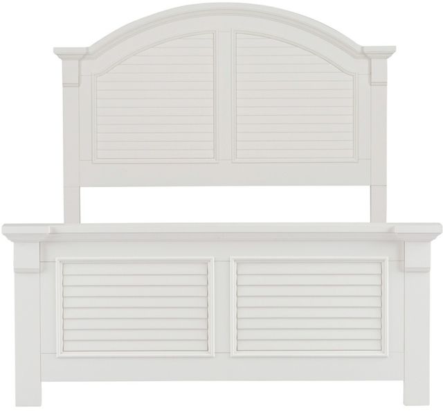 Liberty Furniture Summer House Oyster White Youth Full Panel Bed-2