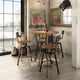 Amisco Customizable Architect Adjustable Corkscrew Stool-1