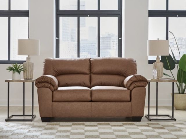 Signature Design by Ashley® WillowBend Caramel Loveseat-1