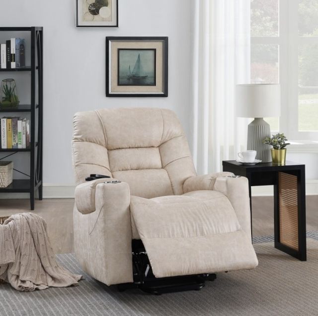 ACME Furniture Nairi Ivory Power Recliner-1