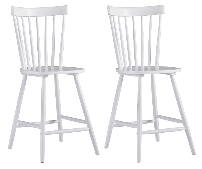 Progressive Furniture Adeline 2 Piece White Counter Stool Set Fischer Furniture Rapid City SD