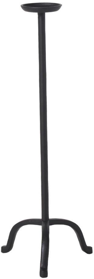 Renwil® Anika Matte Black Candle Holder-0