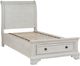 Signature Design by Ashley® Robbinsdale Antique White Youth Twin Sleigh Storage Bed-3