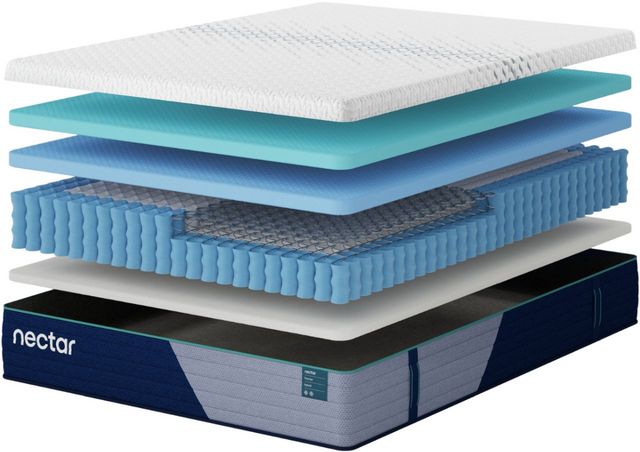 Nectar Premier 5.1 Hybrid 13" Medium Firm Tight Top Queen Mattress in a Box-2
