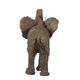 A & B Home Nickel Trumpeting Elephant Accent-3