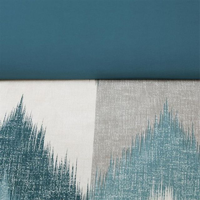 Olliix by INK+IVY Aqua  Full/Queen Alpine Cotton Comforter Mini Set-2