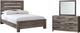 Signature Design by Ashley® Cazenfeld 2-Piece Black/Gray Full Panel Bed Set-0