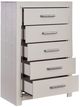 Signature Design by Ashley® Zyniden Silvertone Pearl Chest of Drawers-1