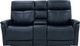 Flexsteel® Customizable View Chocolate Power Reclining Loveseat with Console, Power Headrests and Lumbar-1