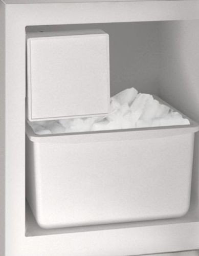 U-Line® Marine Series 14" 23 lb. White Solid Ice Maker-1