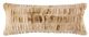 HiEnd Accents Ruched Rabbit Cream Lumbar Pillow-0