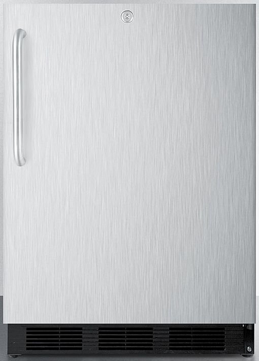 Summit® 5.5 Cu. Ft. Stainless Steel Under the Counter Refrigerator-0