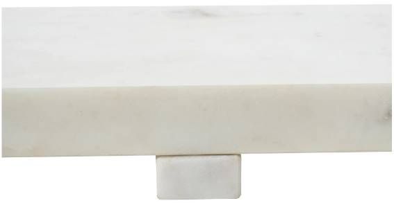 Renwil® Inka White Marble Bath Tray-4