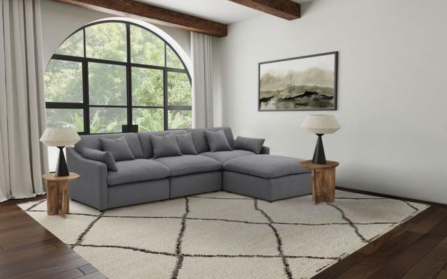 Coaster® Hobson 4-Piece Charcoal Upholstered Modular Sectional-1