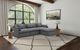 Coaster® Hobson 4-Piece Charcoal Upholstered Modular Sectional-1