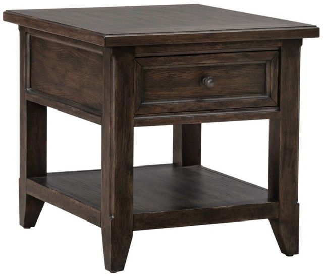 Liberty Furniture Paradise Valley 3-Piece Saddle Brown Occasional Table Set-3
