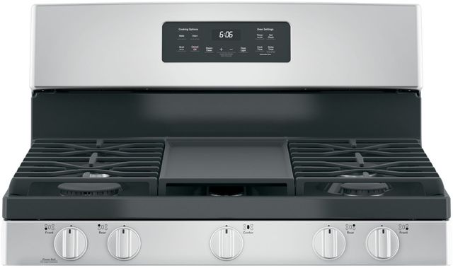GE® 30" Stainless Steel Freestanding Gas Range-4