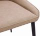 Modus Furniture Lucia Honey/Matte Black Upholstered Dining Chair -4
