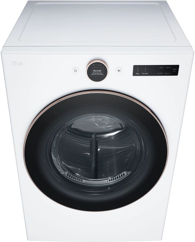 LG 7.4 Cu. Ft. White Front Load Gas Dryer-2
