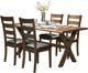 Mazin Furniture Sansa Black/Brown Side Dining Chair-2