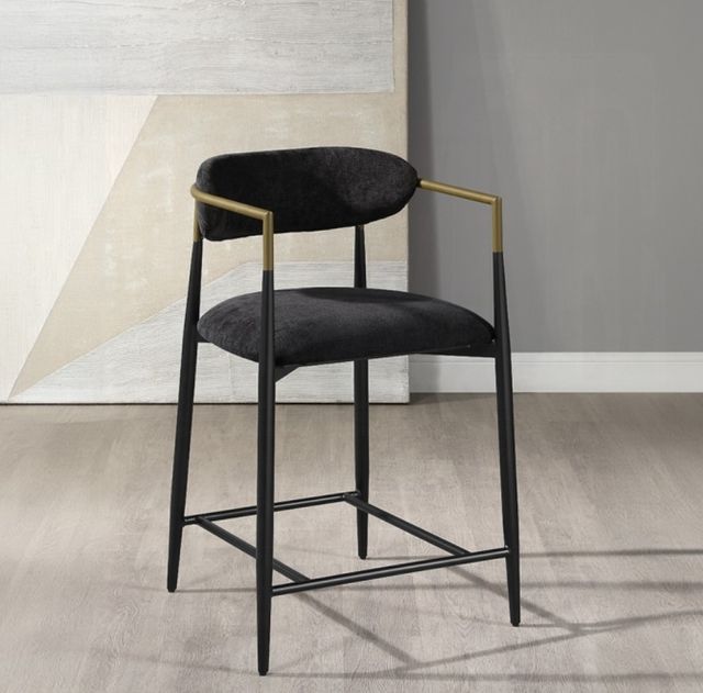 ACME Furniture Jaramillo Black Counter Height Chair-1