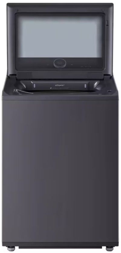 LG 5.5 Cu. Ft. Matte Black Impeller Top Load Washer with EasyUnload™, AI Sensing, ezDispense®, Water Faucet and LCD Digital Dial Control-3