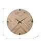 Monarch Specialties Inc. Brown 30" Wall Clock with LED Light-2