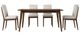 Steve Silver Co. Canton 5-Piece Brown Cherry/Oatmeal Dining Table Set-0