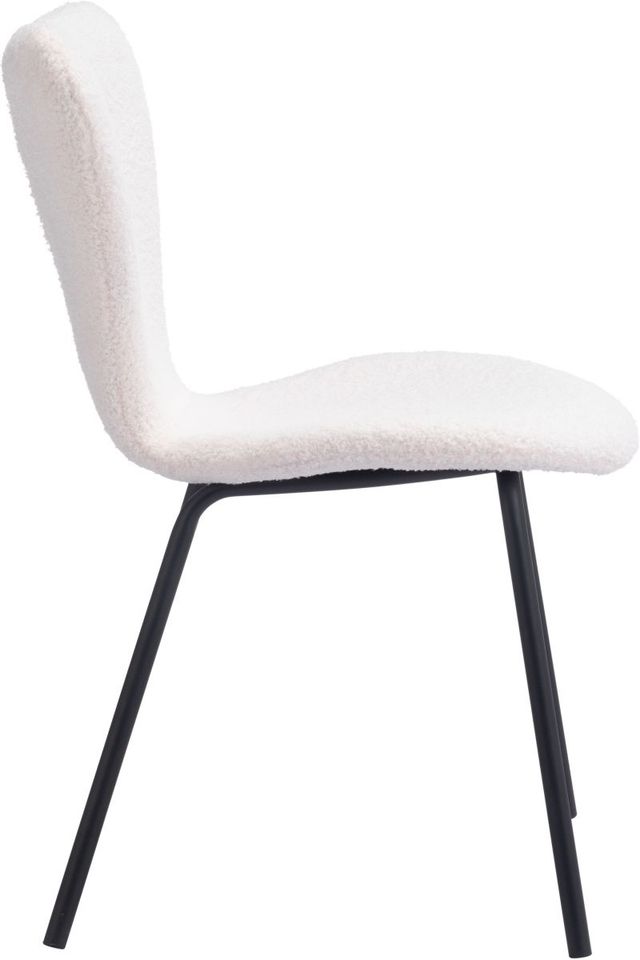 Zuo® Modern Thibideaux Ivory Dining Chair-1